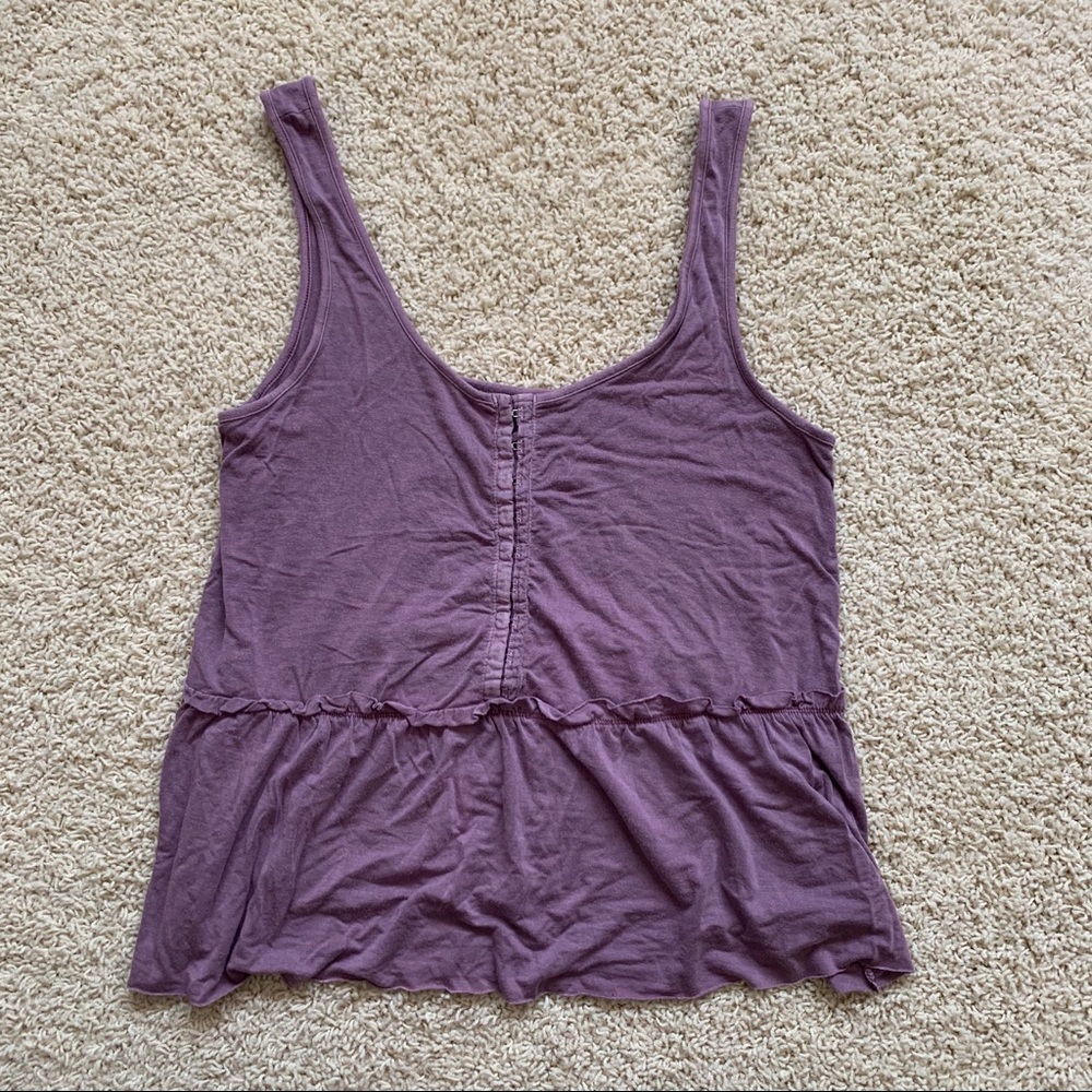 American Eagle Peplum Tank